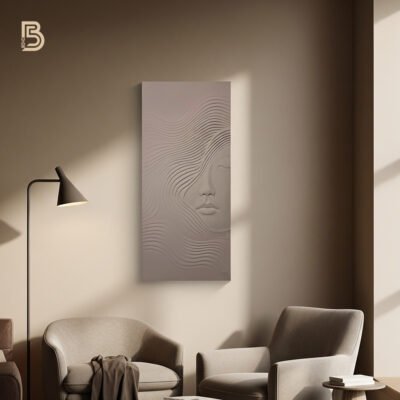 Flowing calm relief art