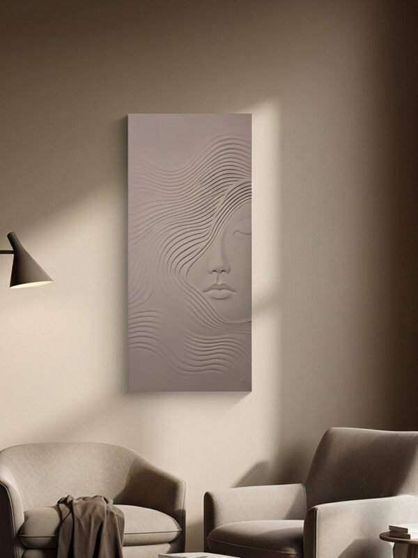 61 Flowing calm relief art